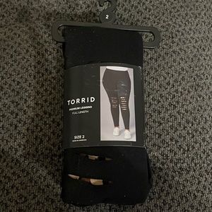 Torrid Leopard Slashed Knee Premium Leggings